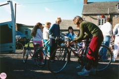 1987 Sponsored Bicycle Ride in aid of the School and the Playgroup.