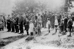 1918 Celebrating the end of World War I.