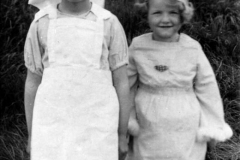 Brenda Monk nee (White) and Joan Byford.