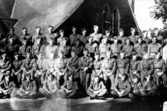 WW II Home Guard, not all from Middle Barton.