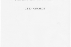 Drawings and Photographs 1823 onwards.