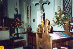 September 1989 Harvest and Flower festival.