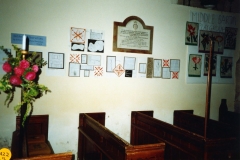 September 1989 Harvest and Flower festival.