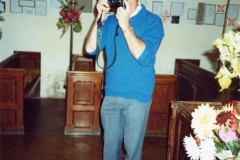 September 1989 Harvest and Flower festival.