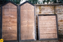 Westcote Barton church boards.