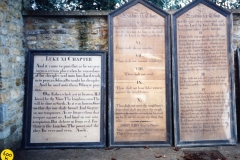 Westcote Barton church boards.