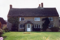 October 1987 Manor Farm Westcote Barton, front view.